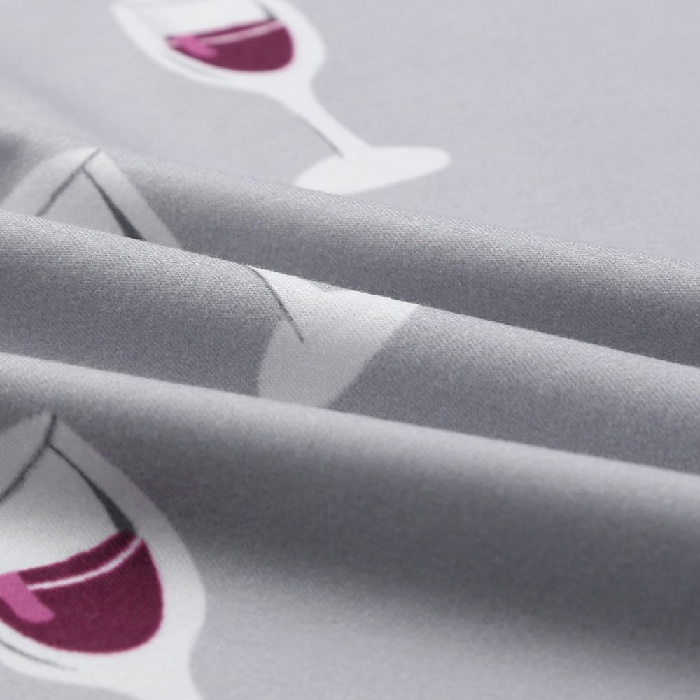 Trendy WINE Glass Pajamas Lounge Set - Picture 7 of 15